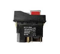 ULBTLUOYV 5pins 4pins Waterproof Magnetic Pushbutton Switch KLD-28A 120v Electromagnetic Switches(5-Gang)