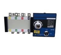 ULBTLUOYV ATS 4P 160A Dual Power Automatic Switch PC Grade 250amp 220V/ 230V/380V/440V 4 Pole 3 Phase Automatic Transfer Switch ATS