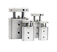 ULBTLUOYV Dual Rod Cylinder Pneumatic Cylinder CXSM10 CXSM15 CXSM20 CXSM25 CXSM32 Double Axis Dual Rod Cylinder(Stroke 175mm,CXSM15)