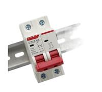 ULBTLUOYV DZ47 2P 3A6A10A 16A 20A 32A 40A 50A 63A 400V C Type Miniature Circuit Breaker 35mm DIN Rail Installation Breaking Capacity(50a)