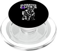 Ulcerative Colitis Awareness Funny IBD Warrior PopSockets PopGrip for MagSafe