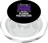 Ulcerative Colitis Awareness Funny IBD Warrior PopSockets PopGrip for MagSafe