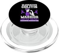 Ulcerative Colitis Awareness Funny IBD Warrior PopSockets PopGrip for MagSafe