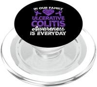 Ulcerative Colitis Awareness Support Family PopSockets PopGrip for MagSafe