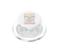 Ulcerative Colitis Flare Day Funny IBD Warrior PopSockets PopGrip for MagSafe