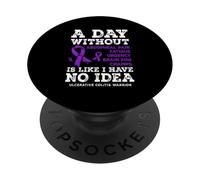 Ulcerative Colitis Warrior PopSockets Adhesive PopGrip