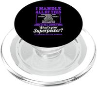 Ulcerative Colitis Warrior PopSockets PopGrip for MagSafe