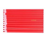 ULDIGI 1 Box Peel-off Wax Marking Pencil for Sewing and Crafts No Sharpening Needed Bright Red Multi-surface Tailor Pen for Clothing Leather Shoe Making and Industrial Use Marker