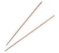 ULDIGI 1 Pair Long Chinese Chopsticks Beech Wood Khaki Classic Style Dual Purpose Versatile Use for Family Gatherings and Restaurant Hot Pot Settings