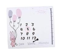 ULDIGI 1 Set Baby Blanket 3pcs 100x100cm Newborn Photo Backdrop Decor Present for Baby Shower