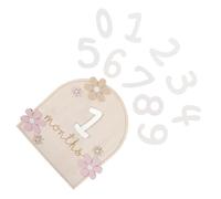 ULDIGI 1 Set Milestone Card Monthly Milestone Discs Decorative Monthly Milestone Marker Monthly Milestone Marker Decorative Monthly Milestone Sign Milestone Signs