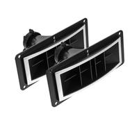 ULDIGI 10-inch Brushed Black Horn Tweeter with Led Light for Stage Speaker, 2pcs Loudspeaker Audio System Accessories with Colored Lighting for Concert and Event Use