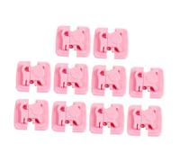 ULDIGI 10 Pack Pink Proofing Cabinet Safety Locks Child Locks for Cupboard Drawer Refrigerator Easy Install No Tools