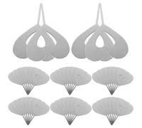 ULDIGI 100pcs Sim Card Ejector Pin Tool Made of Sturdy Iron with Heart-shaped Design Fits Card Slots Compact and Portable for On-the-go Use