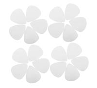 ULDIGI 100pcs Stainless Steel Guitar Picks for Electric Acoustic Guitars Smooth Edge Metal Plectrums with Hardwearing Material Clear Sound Clarity for Bass Jazz Rock Country Styles