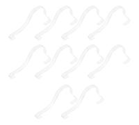 ULDIGI 10pcs Acrylic Shoes Storage Rack Shoes Display Rack Space-saving Extend Life Stand for Sandals Commodity Display and Traveling