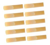 ULDIGI 10pcs Eb Alto Saxophone Reeds Handmade No Burrs Saxophone Replacement Accessory Strength 1.5 Suitable