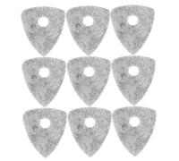 ULDIGI 10pcs Felt Guitar Picks Wool Material Ukulele Plectrum for Acoustic Guitar Comfortable Grip Grey