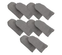 ULDIGI 10pcs Gaming Finger Sleeves Finger Covers for Mobile Games with Fast Sweat Kick and Fast Dry Features, Carbon Fiber Material for Comfortable and Non-slip Performance during Gaming