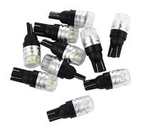 ULDIGI 10pcs LED Car Bulbs LED License Plate Lamp T10 3w High Brightness Long Life Plastic Vehicle Parking Light Trunk Area Lights
