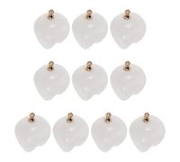ULDIGI 10pcs Mini Tooth Pendant Charms Resin Dangle Dentist Earring Pendants for DIY Jewelry Making Supplies Lightweight Funny Ornaments for Necklace Bracelet Phone Case Crafts