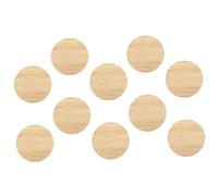 ULDIGI 10Pcs Round Bamboo Slices Unfinished Circles Double Sided Blank for DIY Painting Crafts Home Decor Shower Decorations