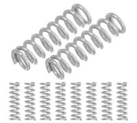 ULDIGI 10pcs Stainless Steel Compression Springs Pen Spring Replacement Silver Smooth Writing Experience Efficient Use for Ballpoint Pen Home Repairs