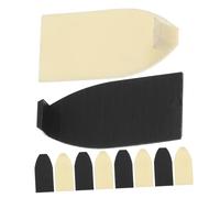 ULDIGI 10pcs Violin Bow Tips Plastic Bow Pads Horsetail Protectors for Violin Viola Accessories Replacement Parts for String Instruments (5 Black 5 White)