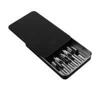 ULDIGI 12 Pcs Metal Mini Clamps Alligator Clips with Base Versatile Magnetic Model DIY Tool Sturdy Stainless Steel Rubber Grip for Model Building Painting Crafts