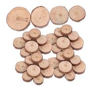 ULDIGI 120Pcs Unfinished Pine Wood Slices Thick Natural Wooden Circles for DIY Crafts Wedding Christmas Decorations Smooth Wooden Discs