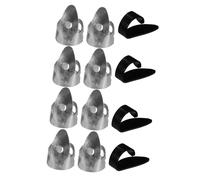 ULDIGI 12pcs Metal Guitar Finger Picks for Acoustic Guitars for Fingerstyle Playing