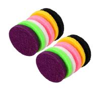 ULDIGI 12pcs Multi-color Aroma Diffuser Pads Replacement for Car and Home Aromatherapy Essential Oil Diffuser Cotton Core Refill Pads
