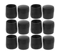 ULDIGI 12pcs Replacement Microphone Stand Foot Pads Rubber Caps for Tubes Instrument Accessories Noise-reducing Anti-vibration Buffer Covers for Studio Recording and Live Performances