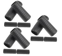 ULDIGI 12pcs Rubber Violin Bow Grip Replacement for Music Instrument Supply for Beginner Violinists and Fiddle Players Essential Violin Bow Parts