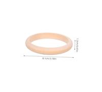 ULDIGI 12pcs Unpainted Wooden Bracelet Rings Smooth Polished Natural Wood Craft Blanks for DIY Jewelry Making Stylish Blank Bangle Connectors for Creative Painting and Staining