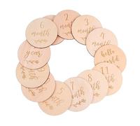 ULDIGI 13pcs Cards Natural Commemorative Cards for Monthly Photography Decorative Record Every Special Moment Safe Material for Newborn Growth Capture