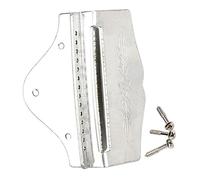 ULDIGI 14-string Mandolin Tailpiece Bridge Made of Lightweight Silver Metal Designed to Improve Volume for Mandolin Enthusiasts and Traditional Players