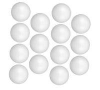 ULDIGI 14pcs White Polystyrene Foam Balls for Crafting DIY Painting Art Projects Lightweight Foam Spheres for School Household Christmas Party Decorations and Creative Learning