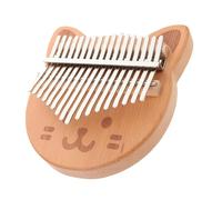 ULDIGI 17-key Portable Thumb Piano Kalimba Musical Instrument for Beginners with Beech Wood Body, Small Finger Piano for Hand Coordination and Music Practice in Travel and Home Use