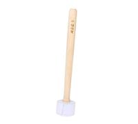 ULDIGI 1pc Bowl Stick Singing Bowl Mallet Striker Prayer Bowl Wrapped Mallet Bowl Striker Singing Bowl Mallet Tool Felted Mallet- - Striker Gong Mallet Drum Mallet Pro Cloth White