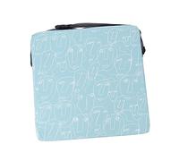 ULDIGI 1pc Boy Girl Chair Heighten Cushion Thickened Dining Seat Pad Lovely Patterns Straps for Toddlers Table and Comfortable Design