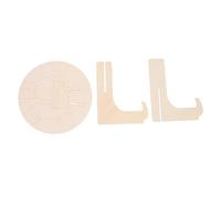 ULDIGI 1Set Engraved Wooden Bracelet Holder with Stand Unique Newborn Announcement Plaque for Keepsake for Birth Hospitals Special Occasions with Base Included