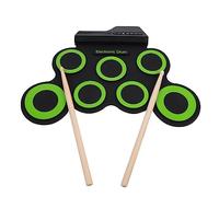ULDIGI 1set Multi-purpose Electric Hand Roll Drum Set Portable Usb Jazz Drum for Home Use Design Realistic Feel for Boy Girl and Adults Rhythm Skills Anytime Anywhere