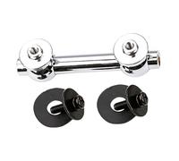 ULDIGI 1set Two Side Drum Lug Sturdy Snare Drum Accessories Replacement Parts for Drummers Practical for Percussion Kits Silver
