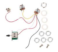 ULDIGI 1T1V 500K Potentiometer Electric Guitar Circuit Control Assembly 5-Way Switch Black Cap Guitar Replacement Control Part for Electric Wiring