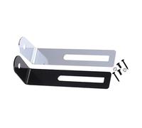 ULDIGI 2 Sets Electric Guitar Pickguard Mounting Support Brackets L-shaped Metal Scratch Plate Bracket Silver and Black Universal Guitar Accessories for Instrument Hardware