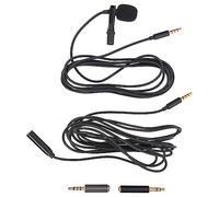 ULDIGI 2 Sets Microphone Recording Kit with Shell Universal Adapters Extension Cable Ideal for Interviews Video Recording and KTV Use Complete Mic Accessories Set