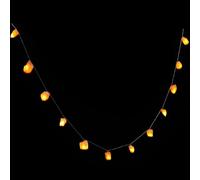 ULDIGI 20-LED USB Himalayan Salt String Light, Small Decorative Bedside Night Lamp with USB Button Switch for Bedroom and Ambient Lighting