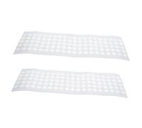 ULDIGI 200pcs Plastic Kazoo Diaphragms for Flute, Easy to Install and Remove Abs Kazoo Accessories, Sturdy White Flute Protectors for Family and Friends Playing