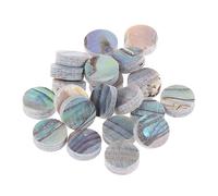 ULDIGI 20pcs Abalone Shell Dots Fretboard Guitar Fret Inlays Guitar Dots Dot Stickers Guitar Scale Mark Sticker Guitar Fret Markers Guitar Fingerboard Dots Bass Fret Markers Ukulele Dots